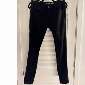 Cultura Men's Slim Fit Denim Jeans (Black, Cotton/Polyester, 32Wx30L)